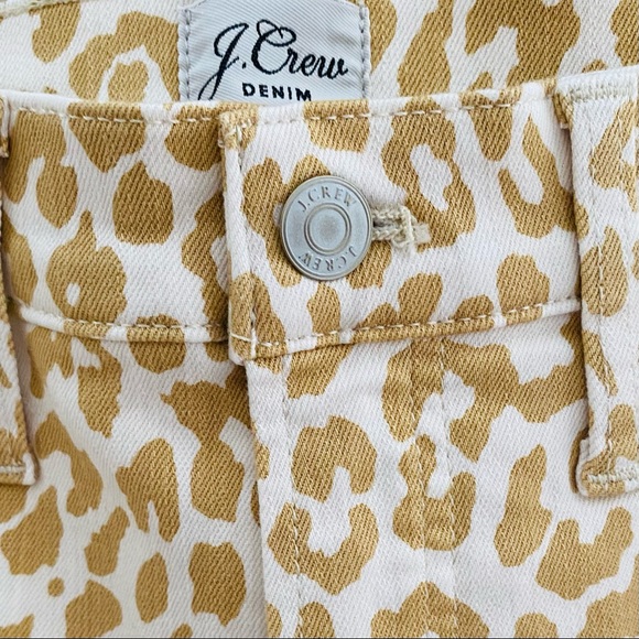 NWT: J CREW | Leopard High-Rise Toothpick Jeans - Picture 6 of 9